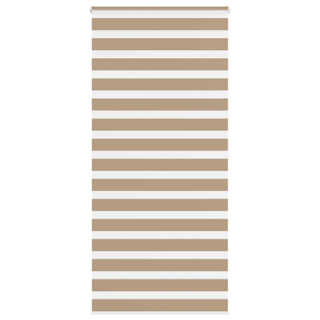 Sebragardin sandbrun 95x200 cm stoff bredde 90,9 cm polyester