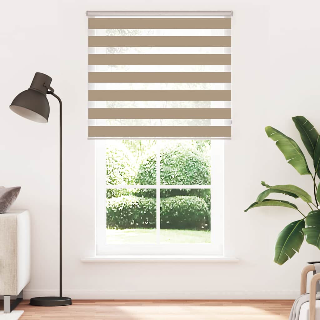 Sebragardin sandbrun 130x200 cm stoff bredde 125,9 cm polyester
