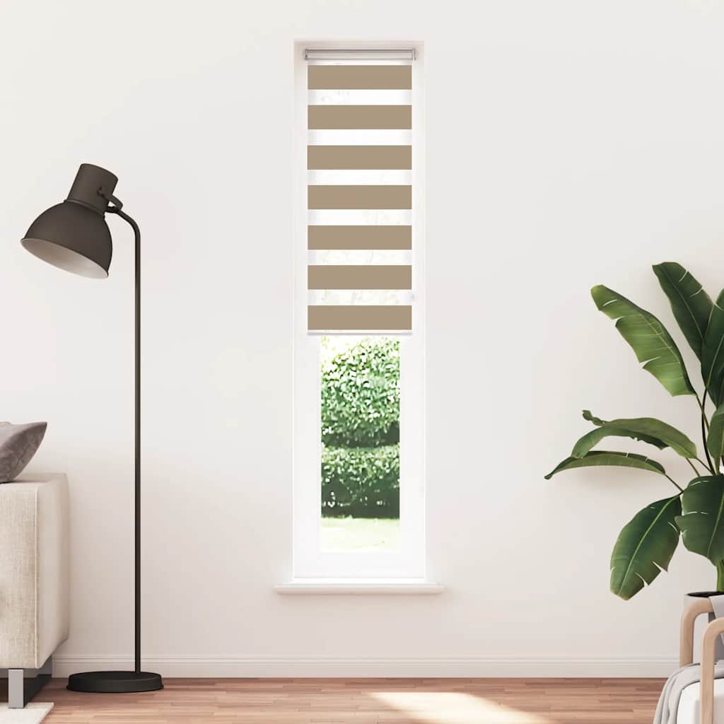 Sebragardin sandbrun 40x230 cm stoff bredde 35,9 cm polyester