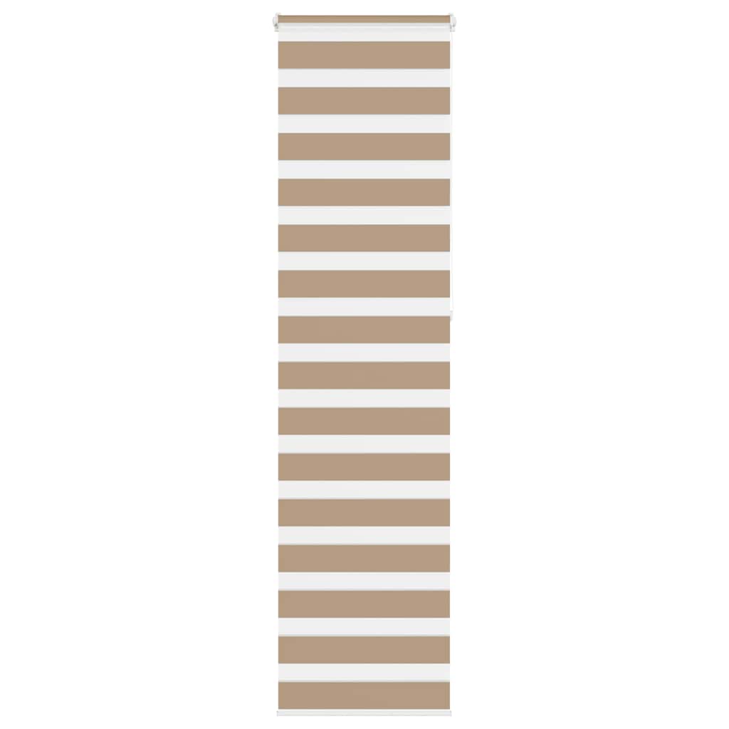 Sebragardin sandbrun 60x230 cm stoff bredde 55,9 cm polyester