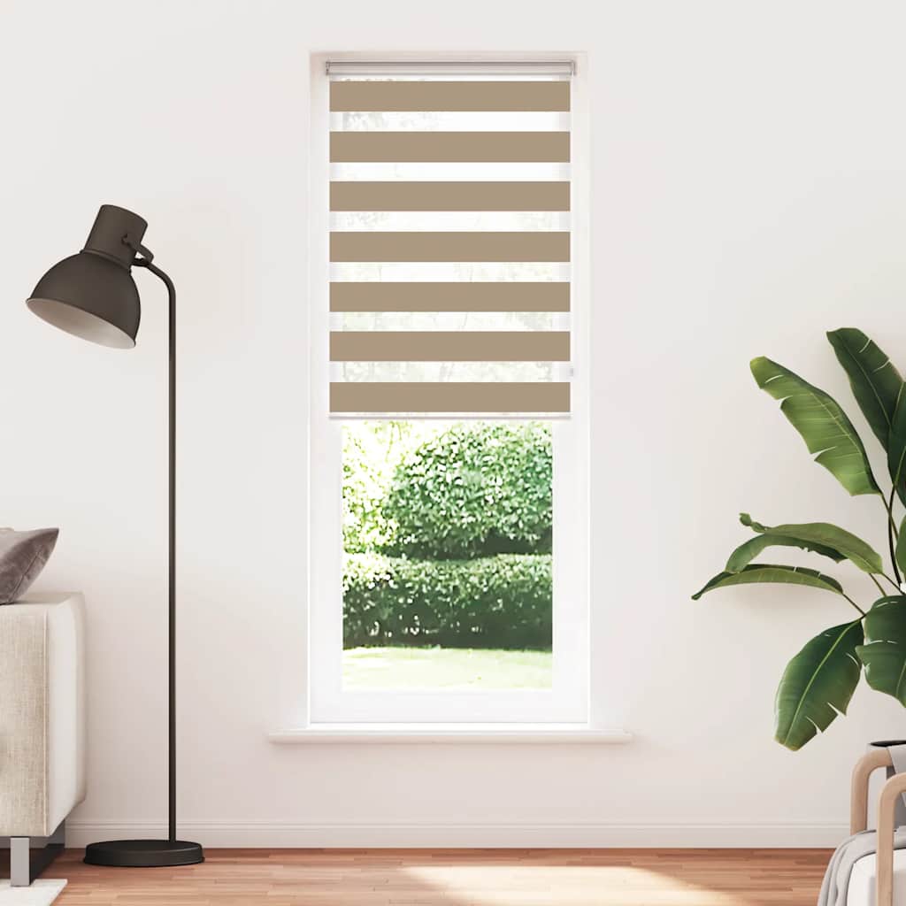 Sebragardin sandbrun 90x230 cm stoff bredde 85,9 cm polyester