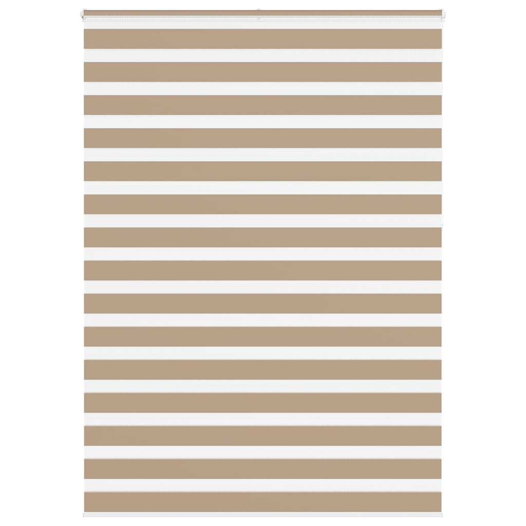 Sebragardin sandbrun 155x230 cm stoff bredde 150,9 cm polyester