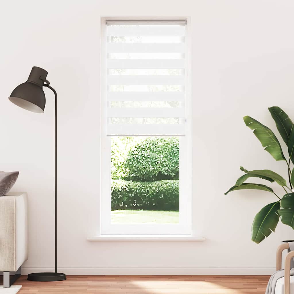 Sebragardin hvit 80x200 cm stoff bredde 75,9 cm polyester