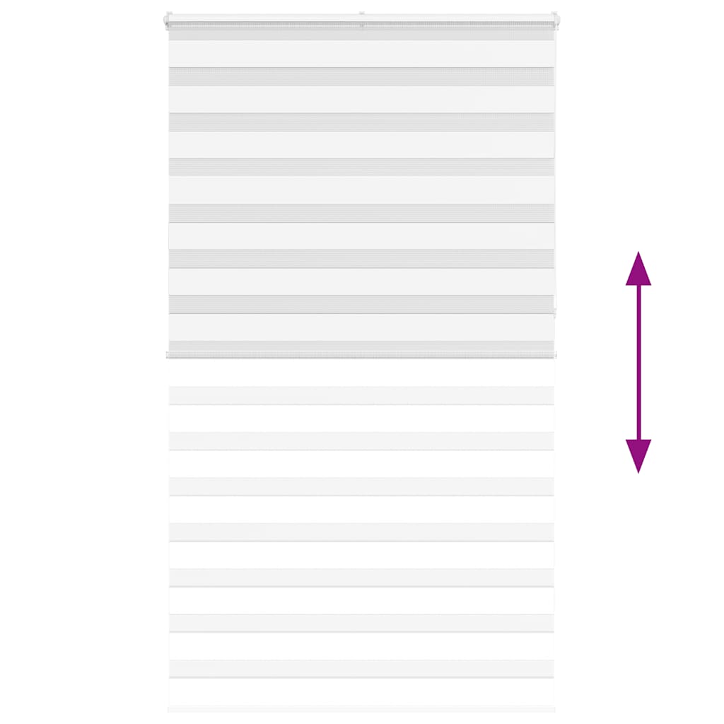 Sebragardin hvit 130x230 cm stoff bredde 125,9 cm polyester