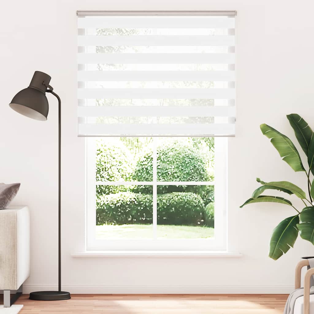 Sebragardin hvit 145x230 cm stoff bredde 140,9 cm polyester