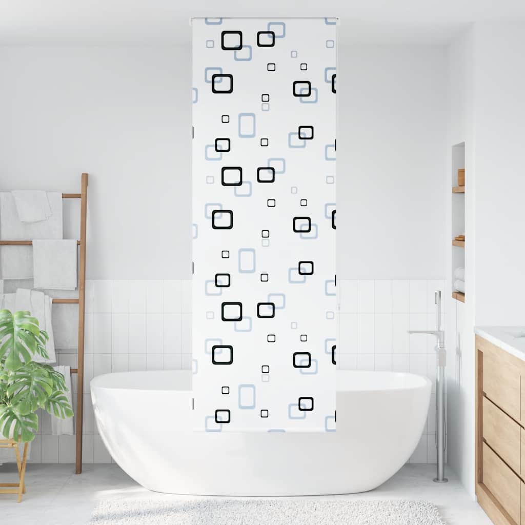Dusjrullgardin 70x240 cm Stoff Bredde 66 cm