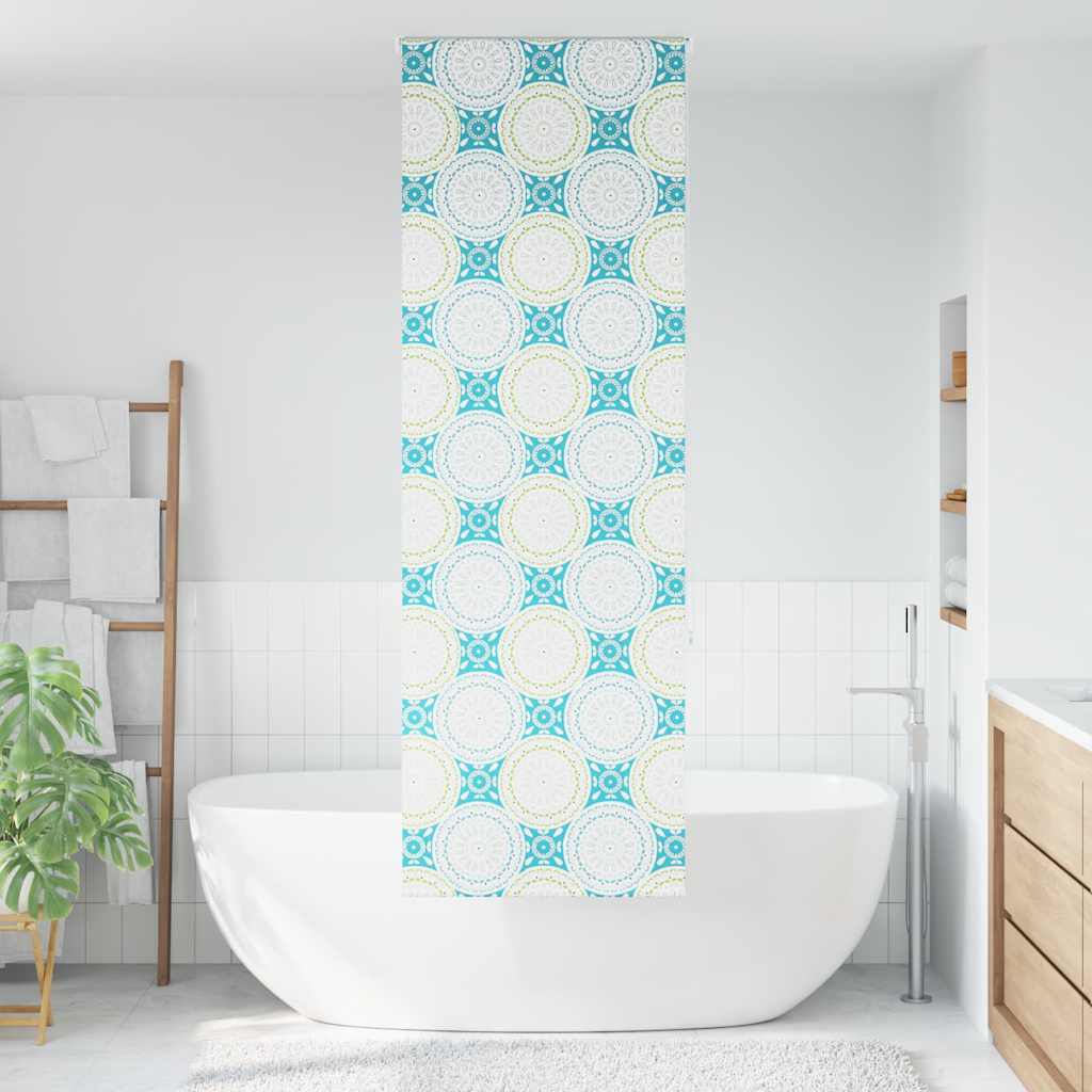 Dusjrullgardin 60x240 cm Stoff Bredde 56 cm