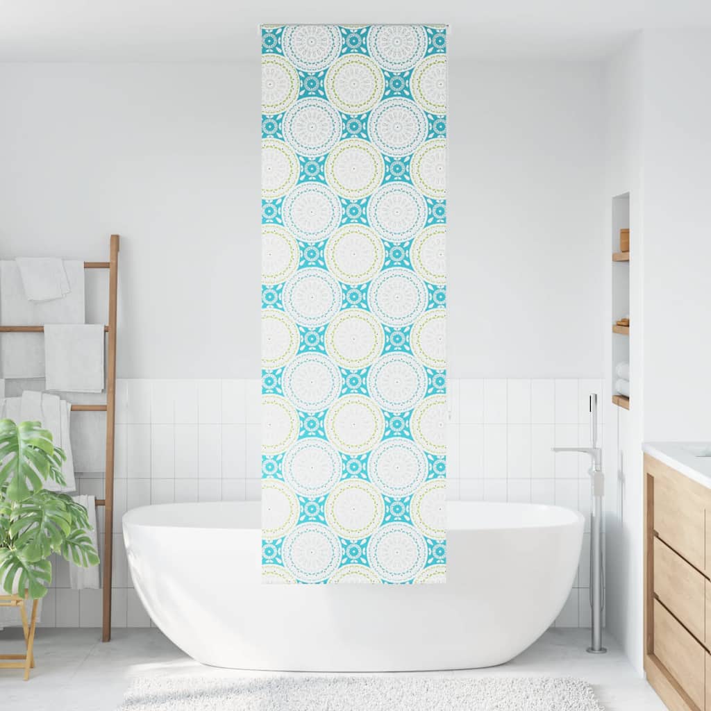 Dusjrullgardin 70x240 cm Stoff Bredde 66 cm