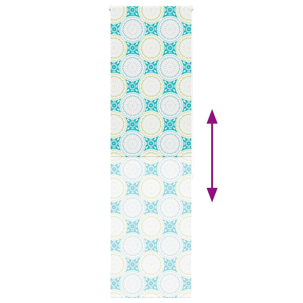 Dusjrullgardin 70x240 cm Stoff Bredde 66 cm