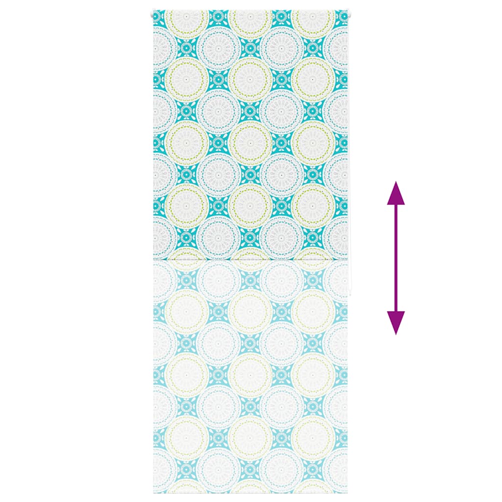 Dusjrullgardin 90x240 cm Stoff Bredde 86 cm