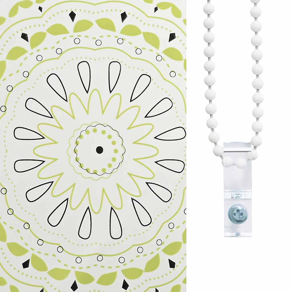 Dusjrullgardin 130x240 cm Stoff Bredde 126 cm