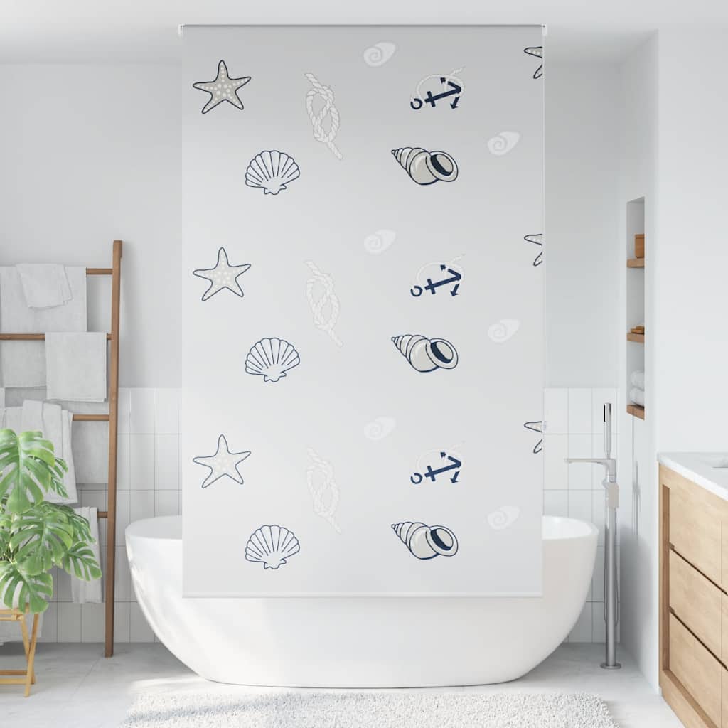 Dusjrullgardin 120x240 cm Stoff Bredde 116 cm