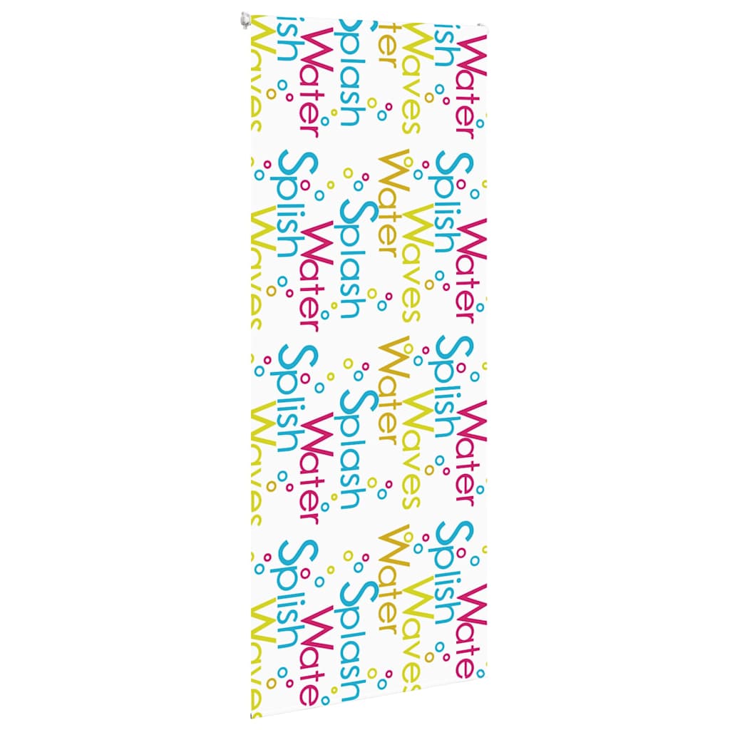 Dusjrullgardin 90x240 cm Stoff Bredde 86 cm