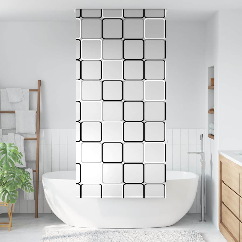 Dusjrullgardin 100x240 cm Stoff Bredde 96 cm