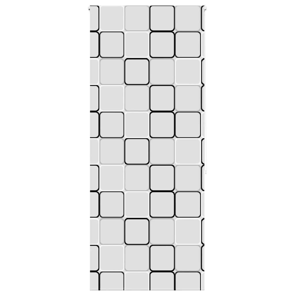 Dusjrullgardin 110x240 cm Stoff Bredde 106 cm
