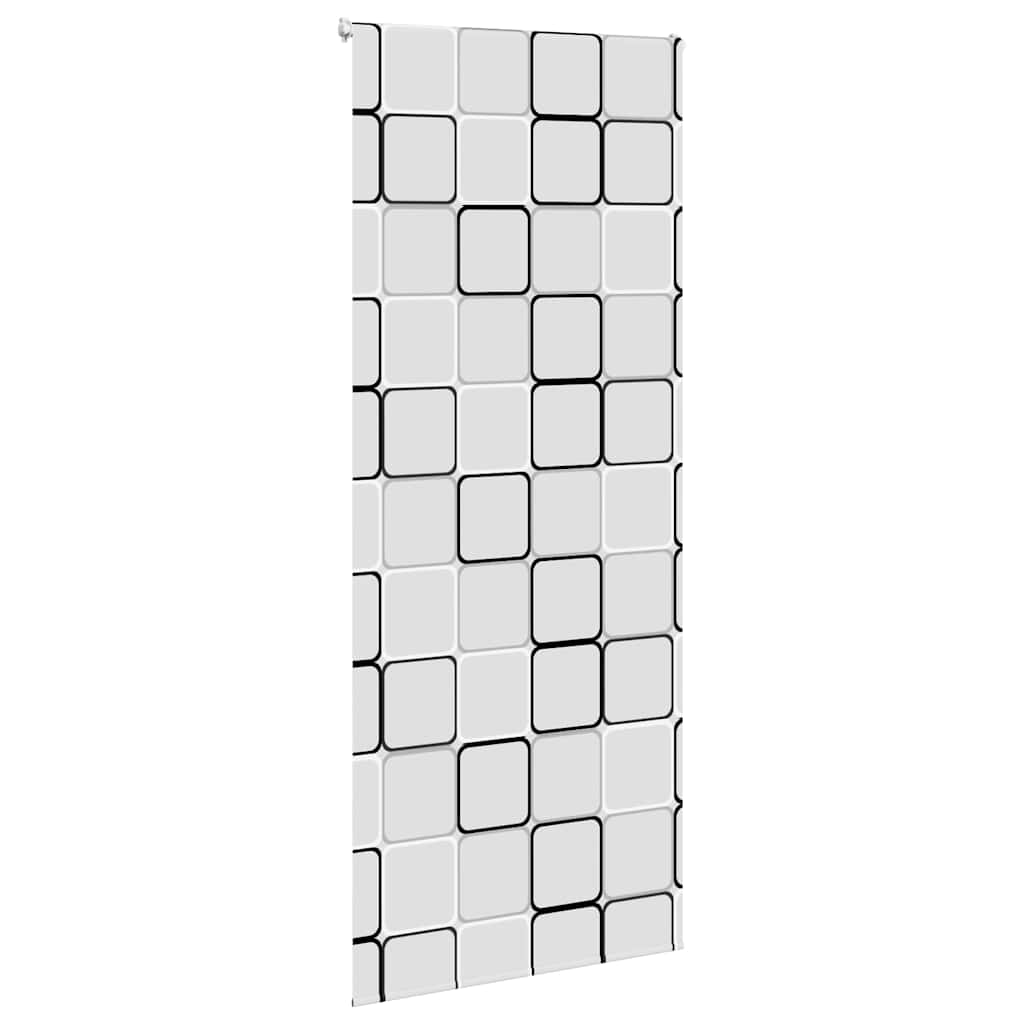 Dusjrullgardin 110x240 cm Stoff Bredde 106 cm