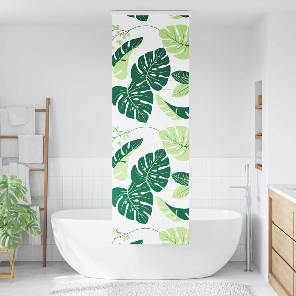 dusjrullgardin med kassett 60x240 cm Stoffbredde 56 cm