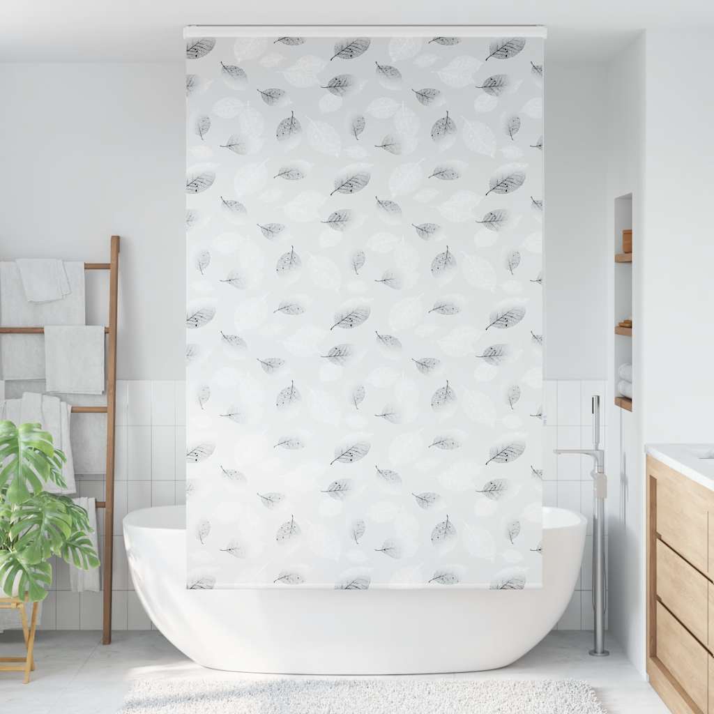 Dusjrullgardin med kassett 130x240 cm Stoffbredde 126 cm
