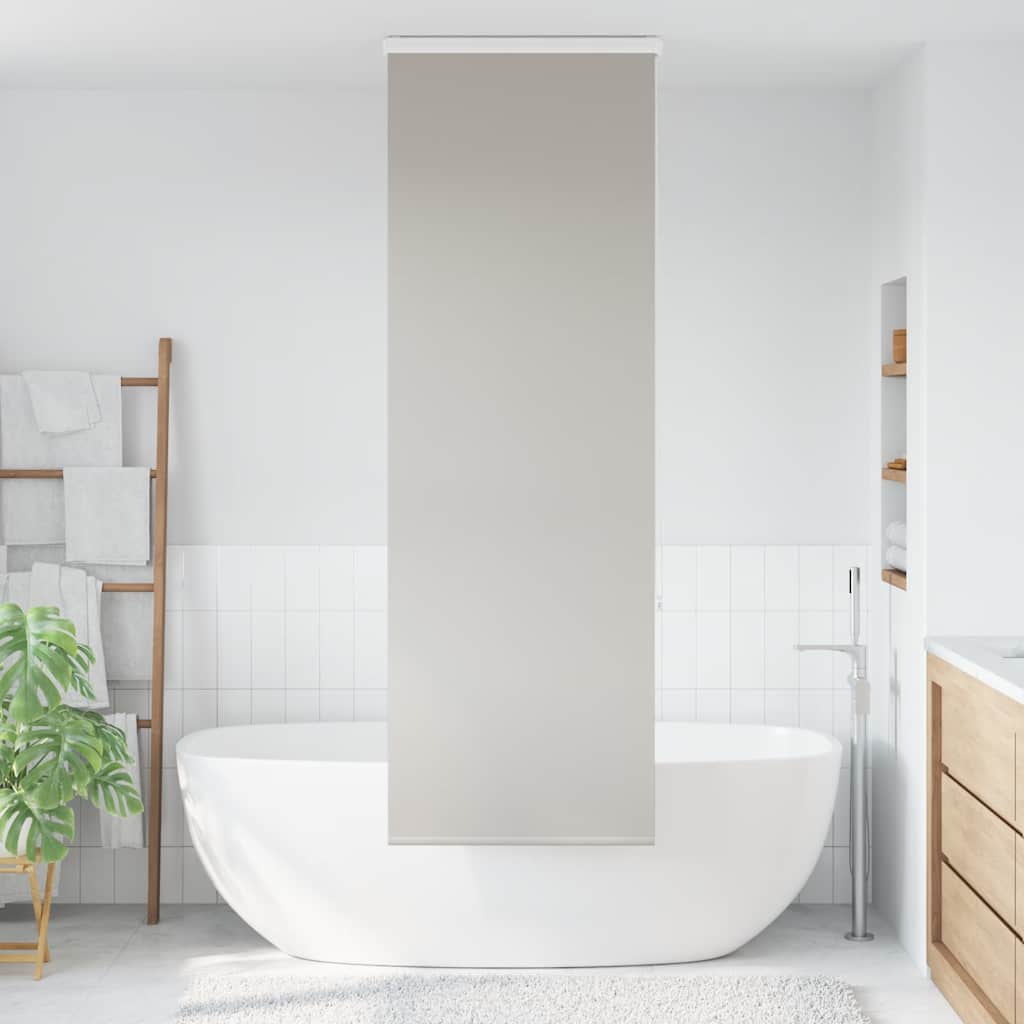 Dusjrullgardin med kassett 70x240 cm Stoffbredde 66 cm