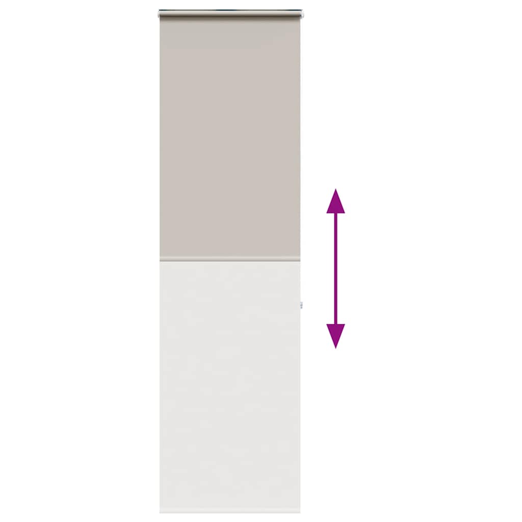 Dusjrullgardin med kassett 70x240 cm Stoffbredde 66 cm