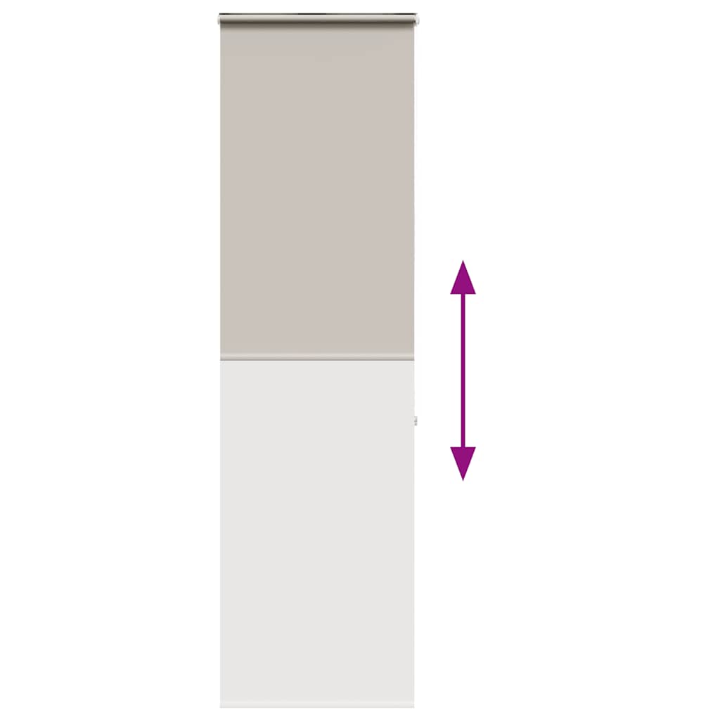 Dusjrullgardin med kassett 80x240 cm Stoffbredde 76 cm