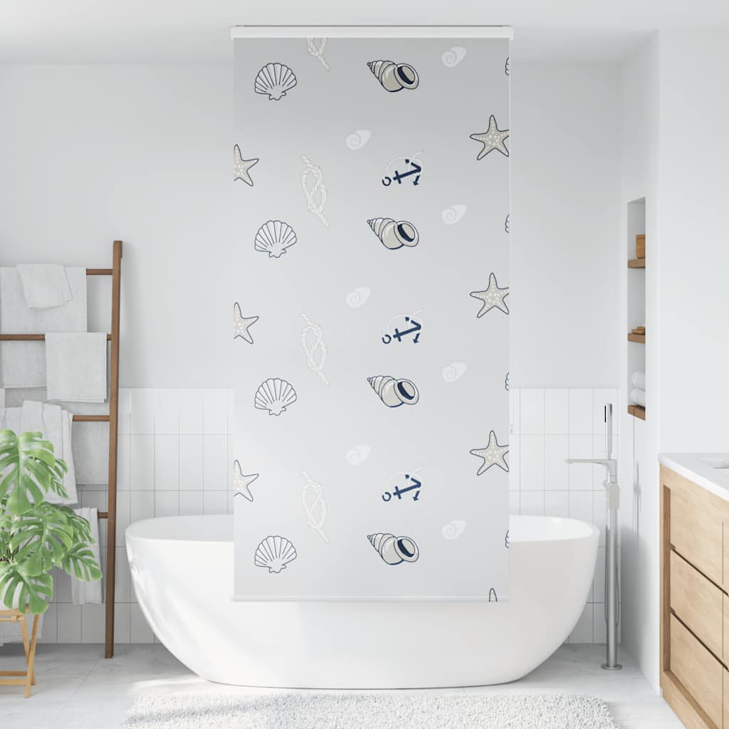 Dusjrullgardin Cassonetto 90x240 cm Stoff Bredde 86 cm
