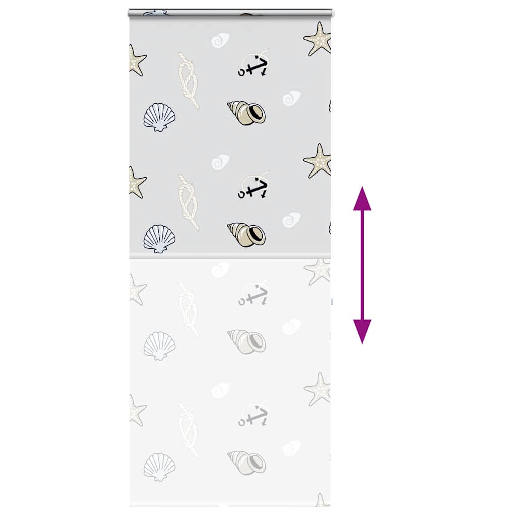 Dusjrullgardin Cassonetto 90x240 cm Stoff Bredde 86 cm