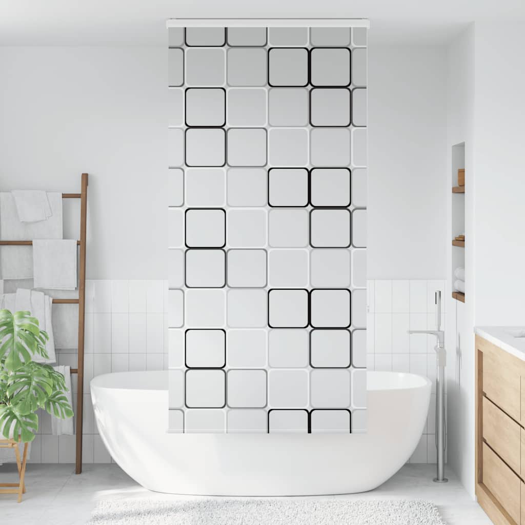 Dusjrullgardin Cassonetto 90x240 cm Stoff Bredde 86 cm