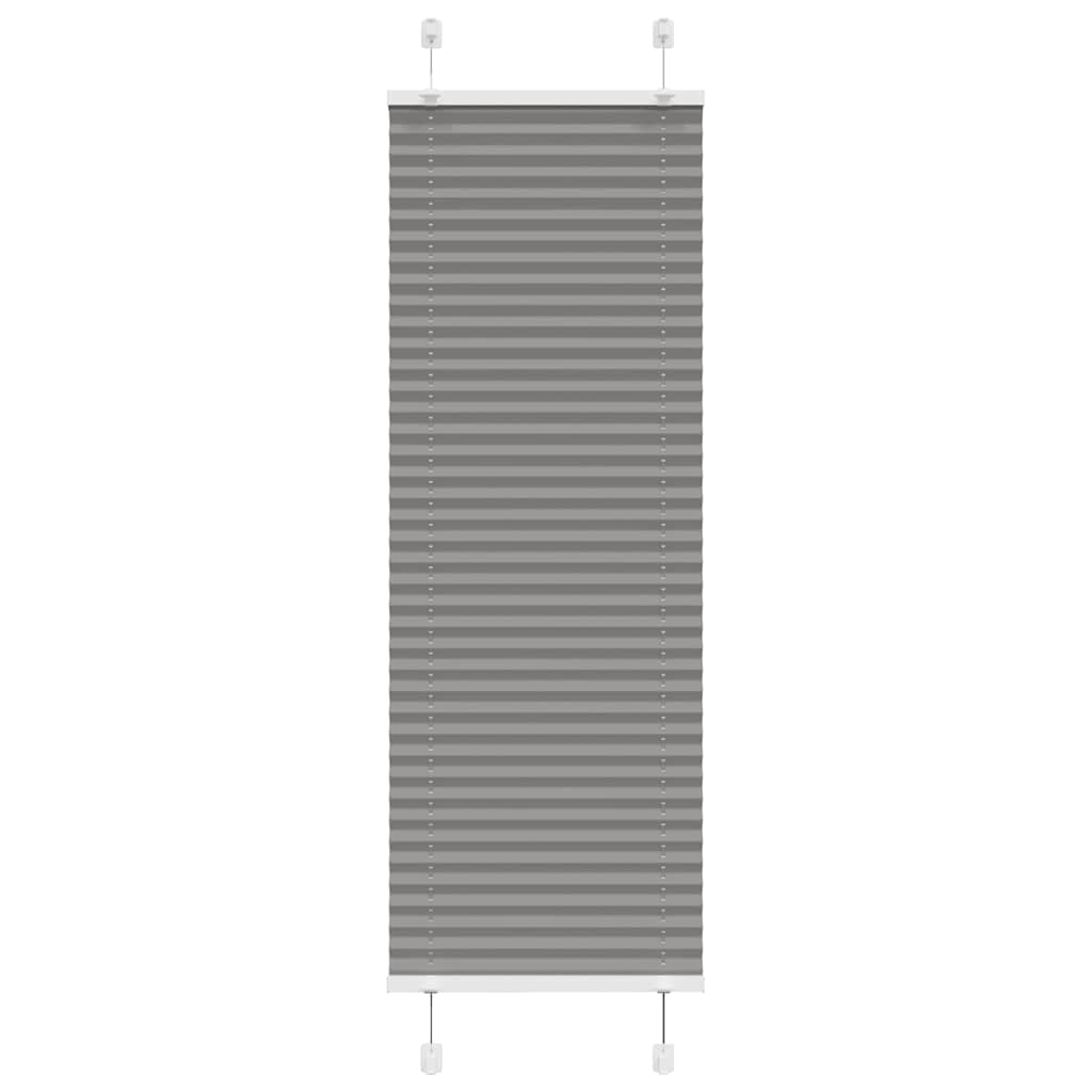 plisségardin antrasitt 50x150 cm Stoff Bredde 49,4 cm Polyester