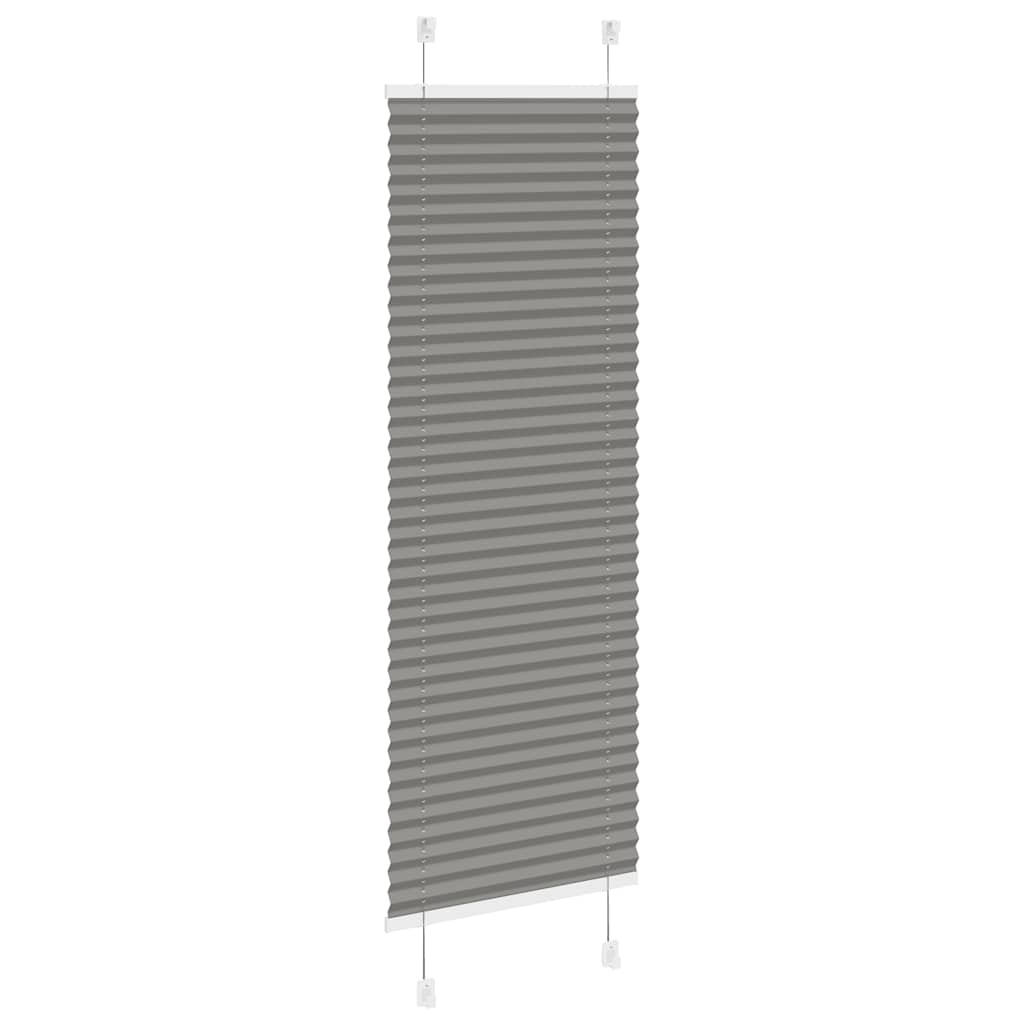 plisségardin antrasitt 50x150 cm Stoff Bredde 49,4 cm Polyester