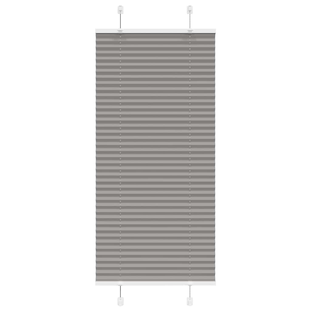 plisségardin antrasitt 55x150 cm Stoff Bredde 54,4 cm Polyester