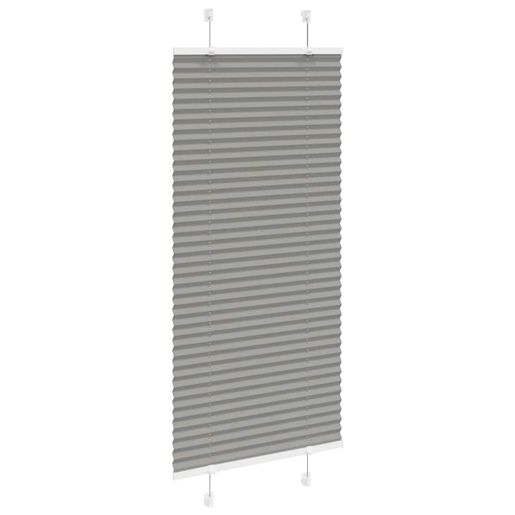 plisségardin antrasitt 55x150 cm Stoff Bredde 54,4 cm Polyester