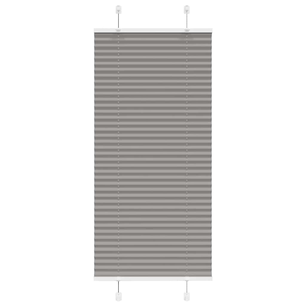 plisségardin antrasitt 65x150 cm Stoff Bredde 64,4 cm Polyester