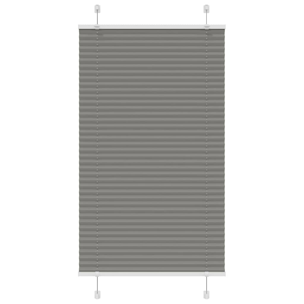 plisségardin antrasitt 80x150 cm Stoff Bredde 79,4 cm Polyester