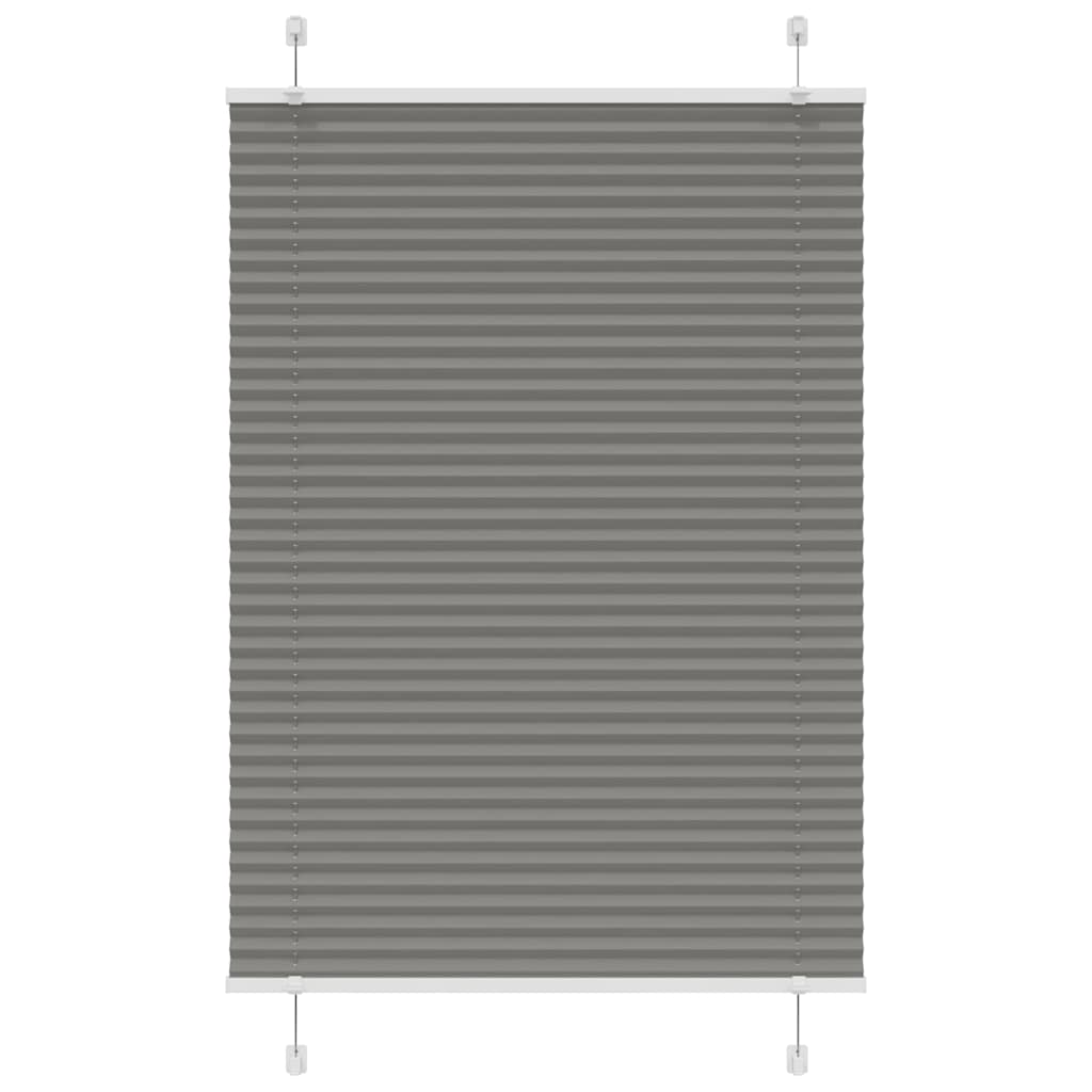 plisségardin antrasitt 90x150 cm Stoff Bredde 89,4 cm Polyester