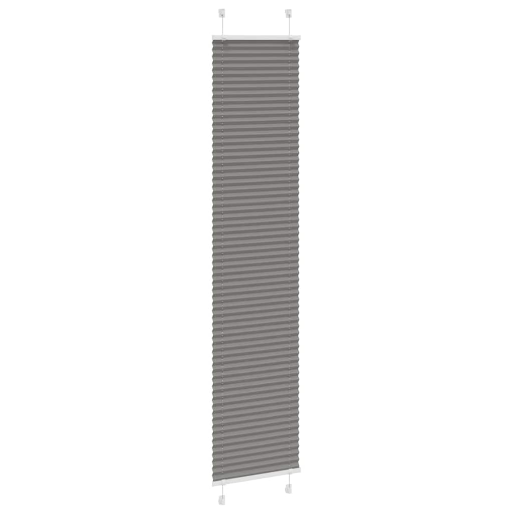 plisségardin antrasitt 40x200 cm Stoff Bredde 39,4 cm Polyester