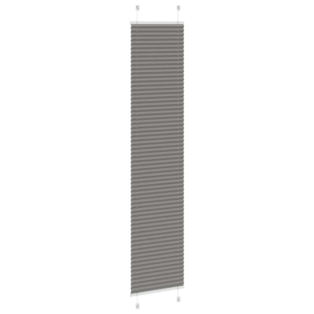 plisségardin antrasitt 40x200 cm Stoff Bredde 39,4 cm Polyester