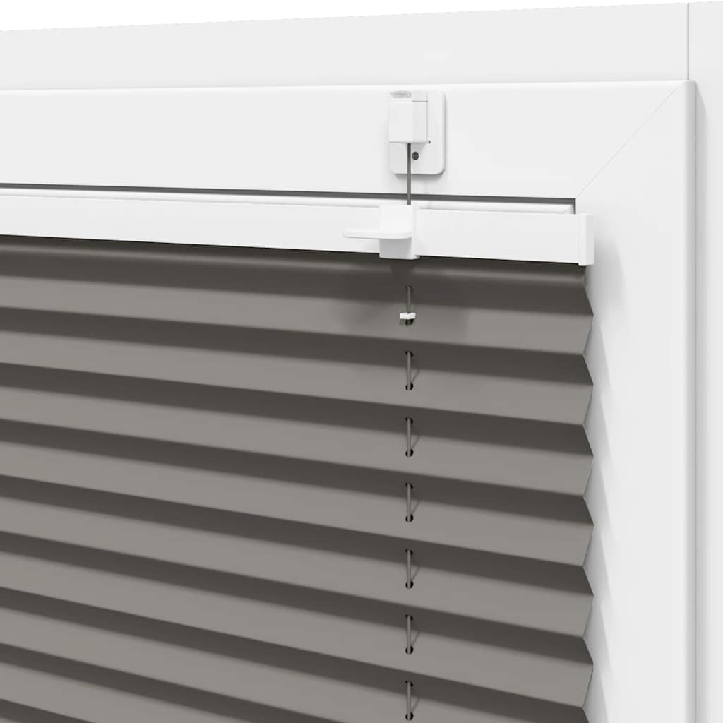 plisségardin antrasitt 40x200 cm Stoff Bredde 39,4 cm Polyester