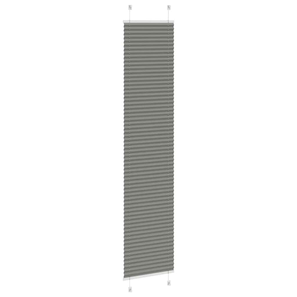 plisségardin antrasitt 45x200 cm Stoff Bredde 44,4 cm Polyester