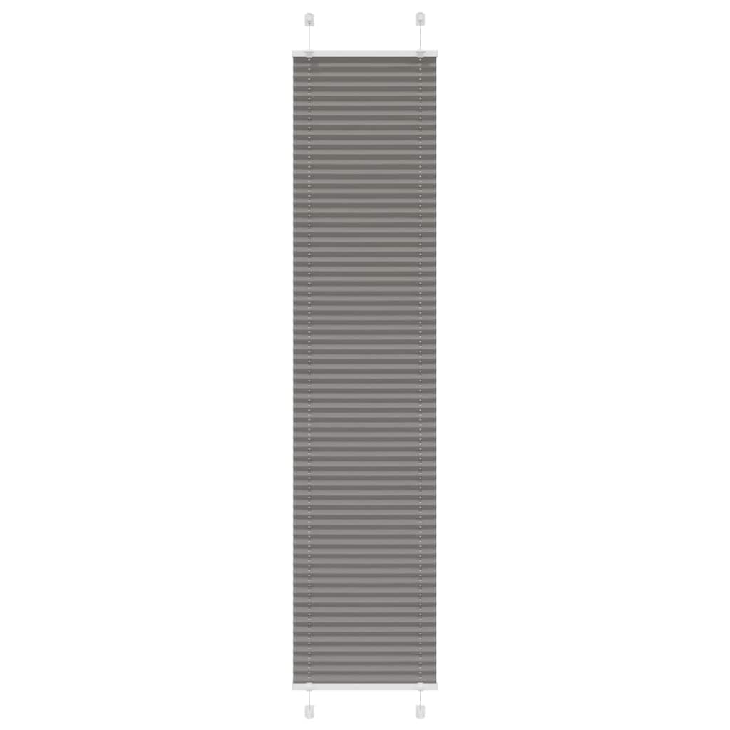 plisségardin antrasitt 50x200 cm Stoff Bredde 49,4 cm Polyester