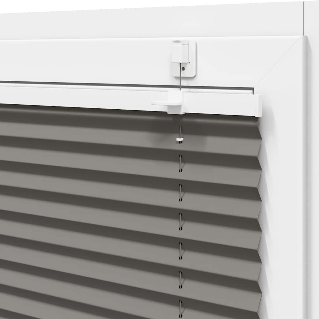 plisségardin antrasitt 115x200cm Stoff Bredde 114,4cm Polyester
