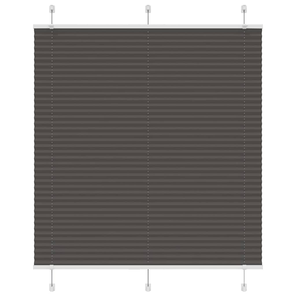 plisségardin sort 120x100 cm Stoff Bredde 119,4 cm Polyester