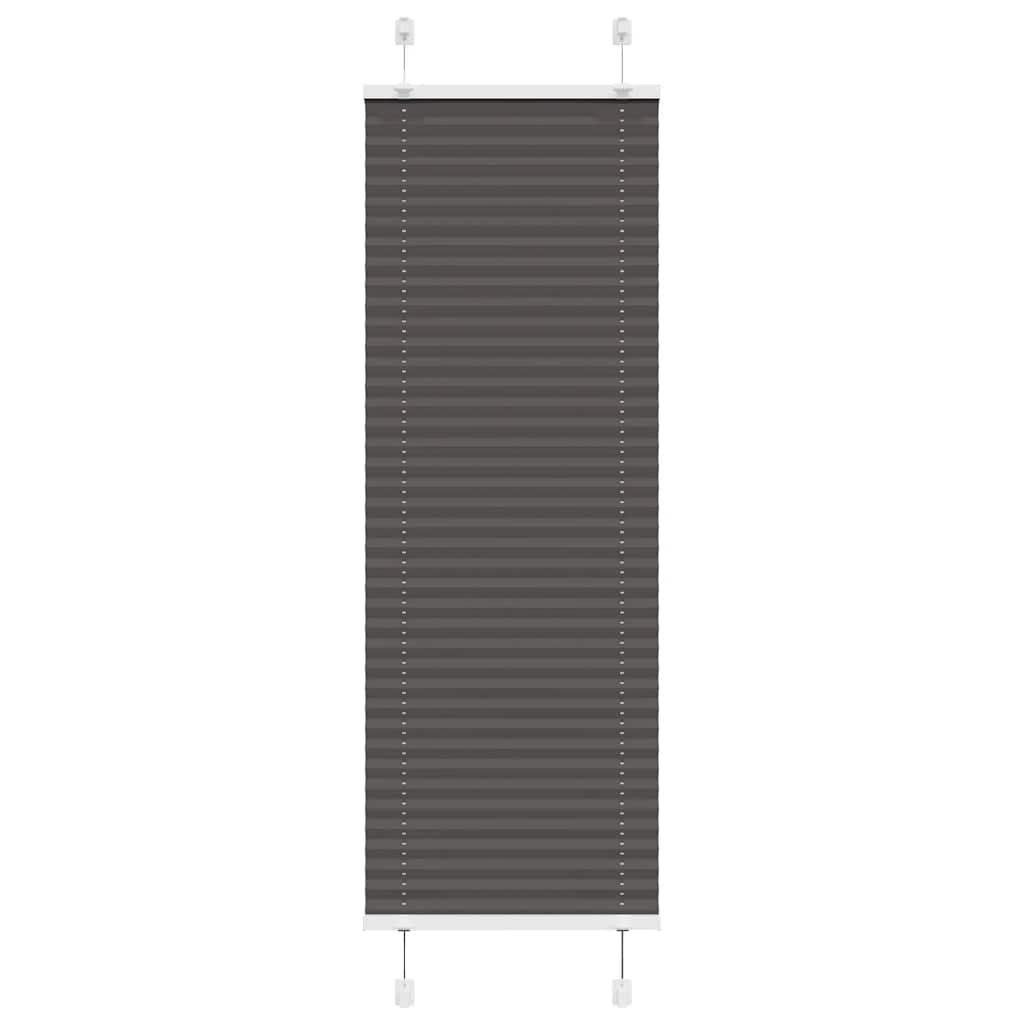 plisségardin sort 40x150 cm Stoff Bredde 39,4 cm Polyester