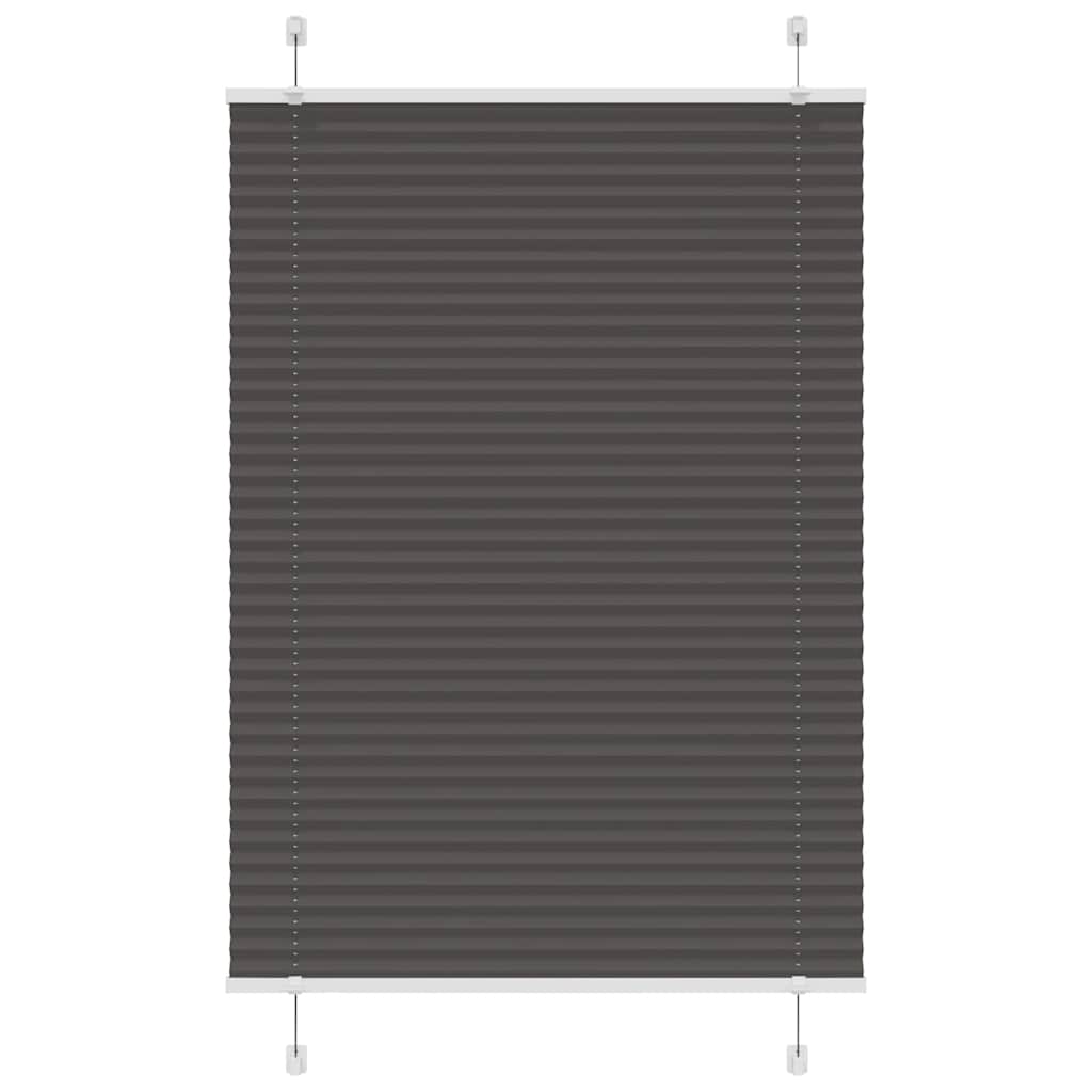 plisségardin sort 100x150 cm Stoff Bredde 99,4 cm Polyester