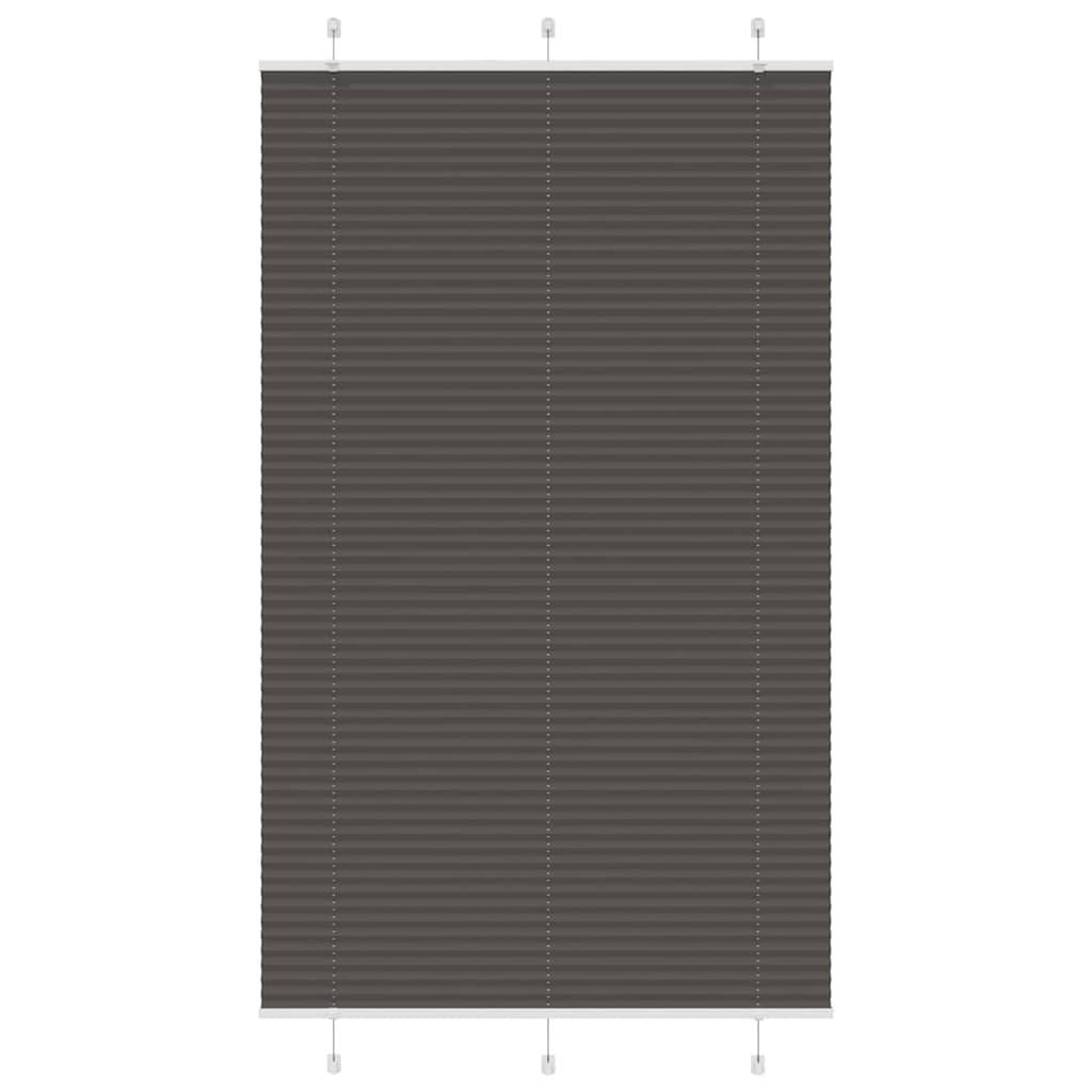 plisségardin sort 120x200 cm Stoff Bredde 119,4 cm Polyester