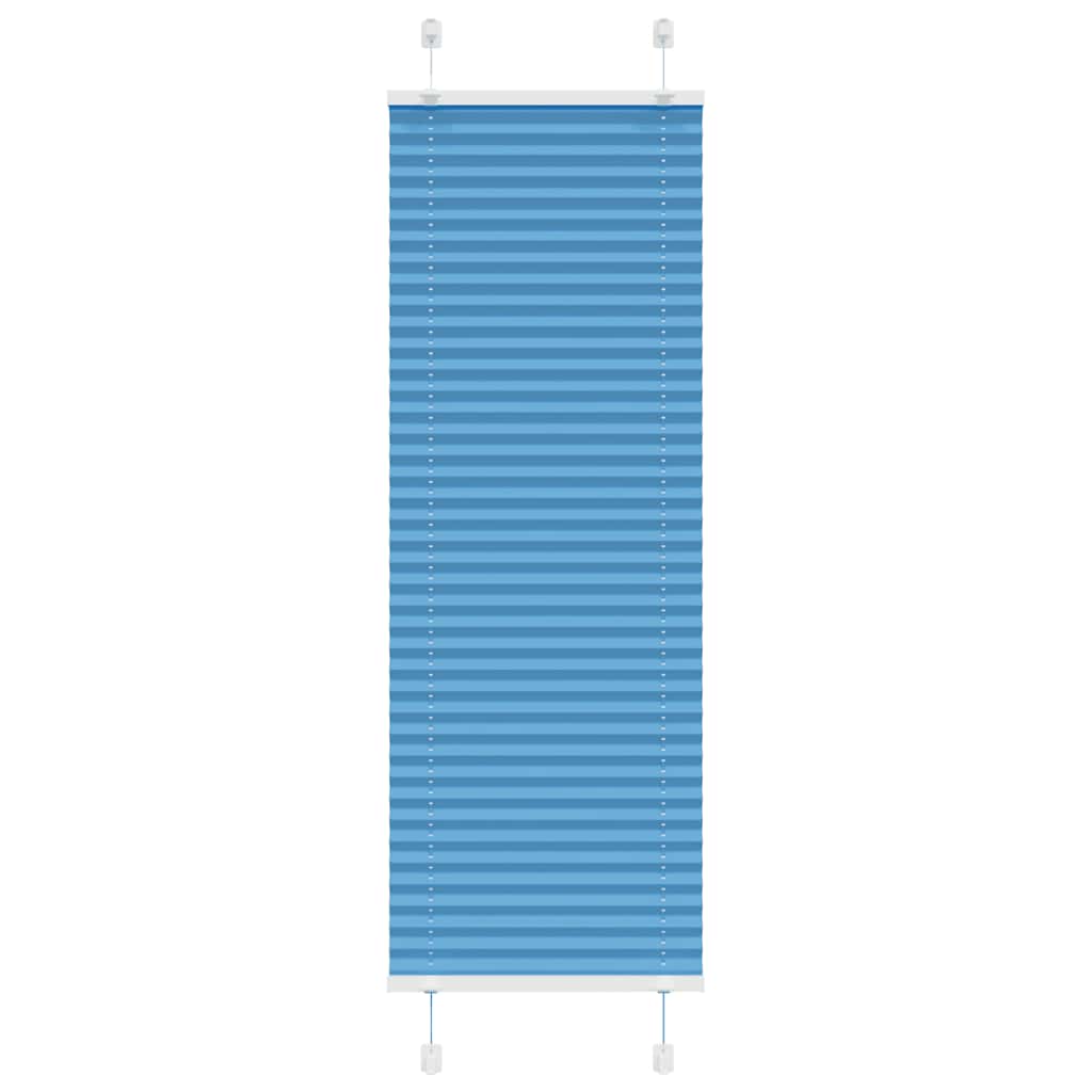 plisségardin blå 40x100 cm Stoff Bredde 39,4 cm Polyester