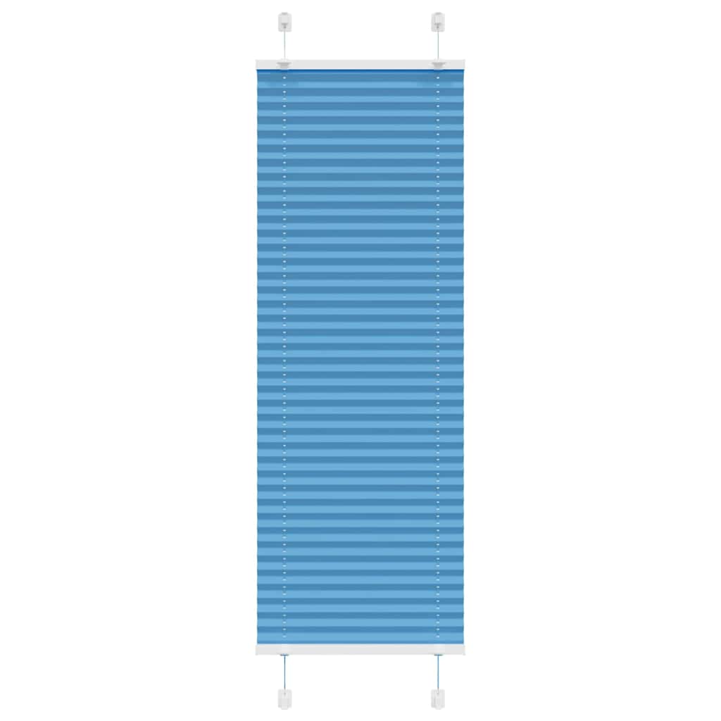 Plisségardin Blå 45x150 cm Stoffbredde 44,4 cm Polyester