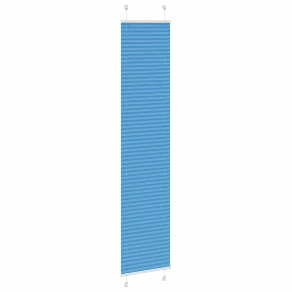 Plisségardin Blå 50x200 cm Stoffbredde 49,4 cm Polyester