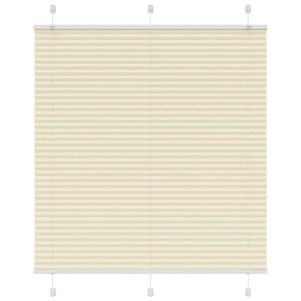 Plisségardin krem 115x100 cm Stoffbredde 114,4 cm Polyester