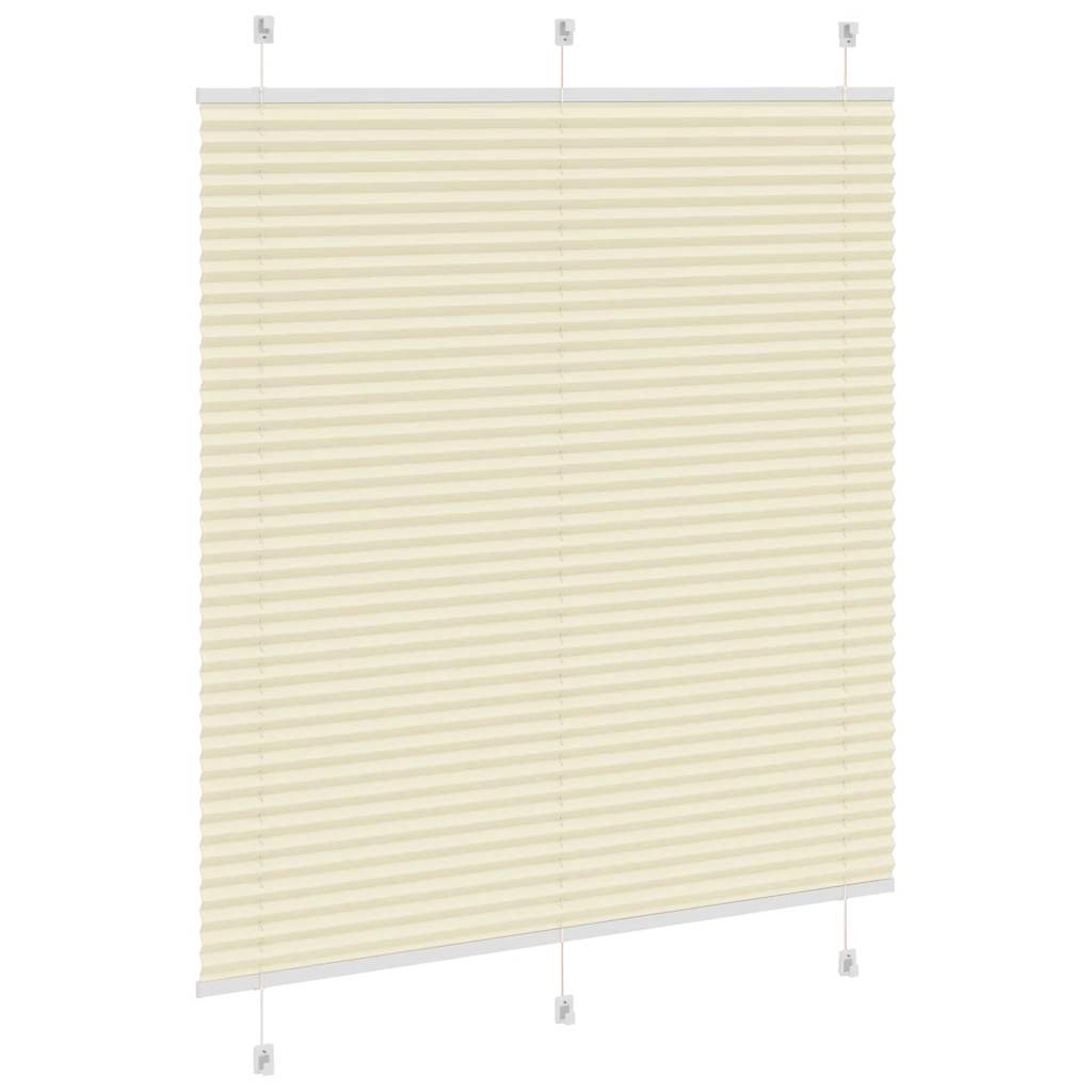 Plisségardin krem 120x100 cm Stoffbredde 119,4 cm Polyester